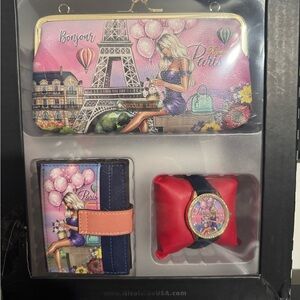 Nicole Lee Paris-Themed Women's Accessory Set - Multicolor.